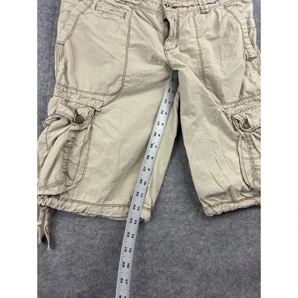 Polo Jeans RL Women's 8 Shorts Low Rise Cargo Military Baggy Utility Y2K VTG Y2K - Picture 2 of 9